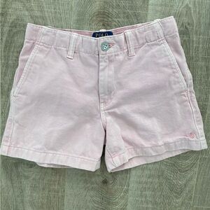 Polo by Ralph Lauren Light Pink Girls Chino Shorts